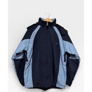 Nike ACG Hooded Fleece Lined Jacket Adult Blue Size XL Outdoor Men’s